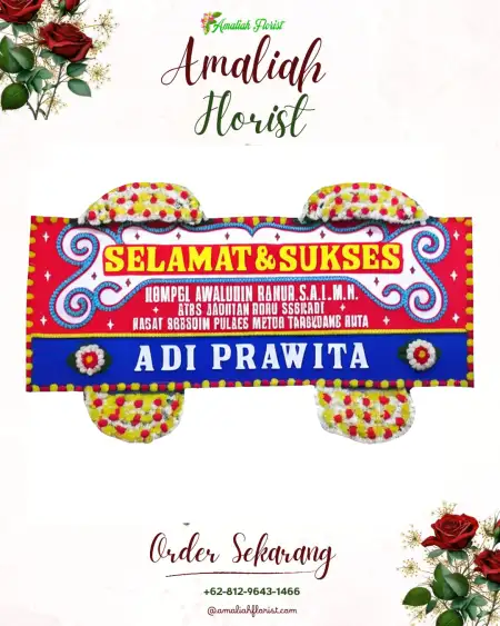 Papan Bunga Ucapan Selamat Binjai Timur